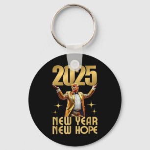 Happy New Year Party 2025 Trump 2025 New Year New Key Ring