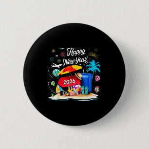Happy New Year Party 2026 Family Matching Vacation 6 Cm Round Badge