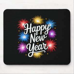 Happy New Year Party Family Matching New Years Eve Mouse Pad