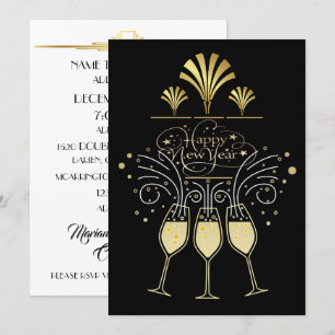 Happy New Year Party Invitation