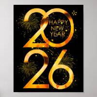 Happy New Year Party Supplies 2026 Family Matching