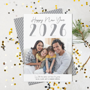 Happy New Year Photo Holiday Card