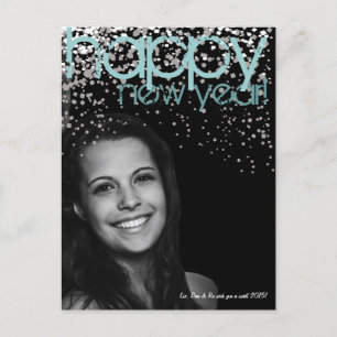 Happy New Year Photo Postcard