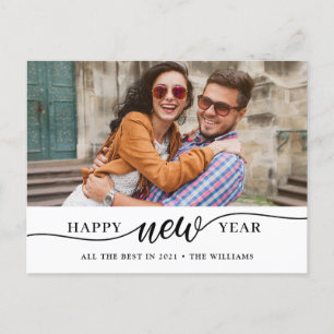 Happy New Year Photo Postcard