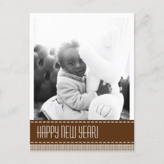"Happy New Year" Photo Postcard