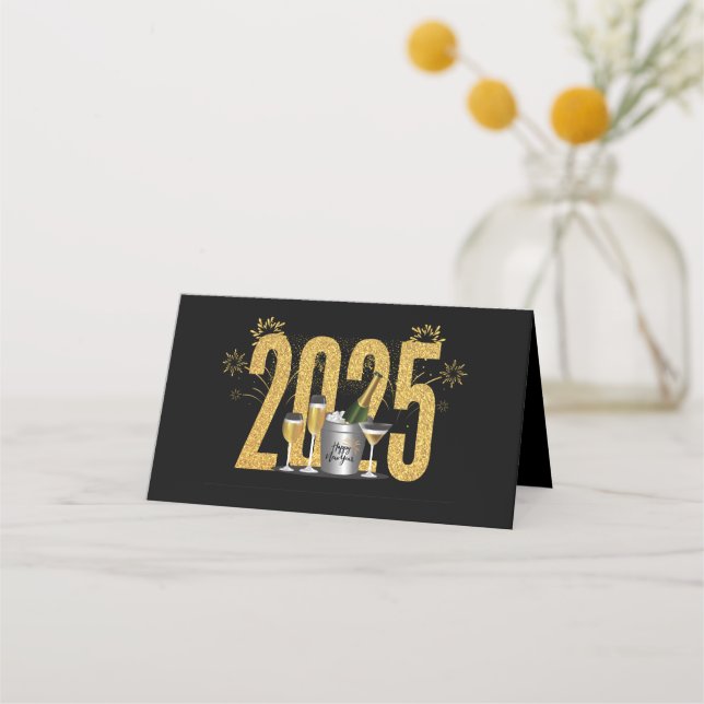 Happy New Year - Place Cards (Front)