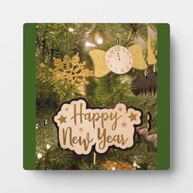 HAPPY NEW YEAR  PLAQUE (Front)
