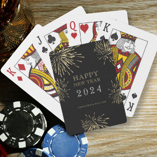Happy New Year Playing Cards