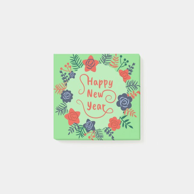 HAPPY NEW YEAR  POST-IT NOTES (Front)
