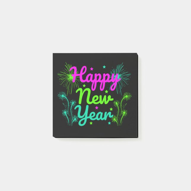 Happy New Year   Post-it Notes (Front)