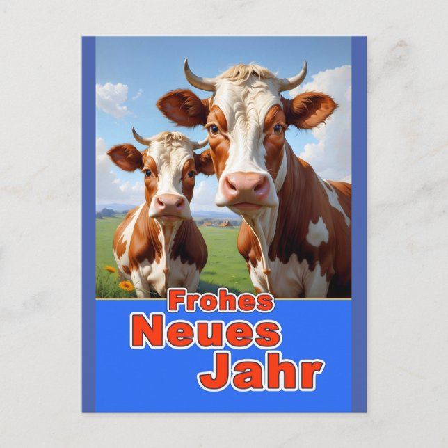 Happy New Year Postcard (Front)