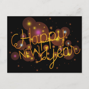 Happy New Year Postcard