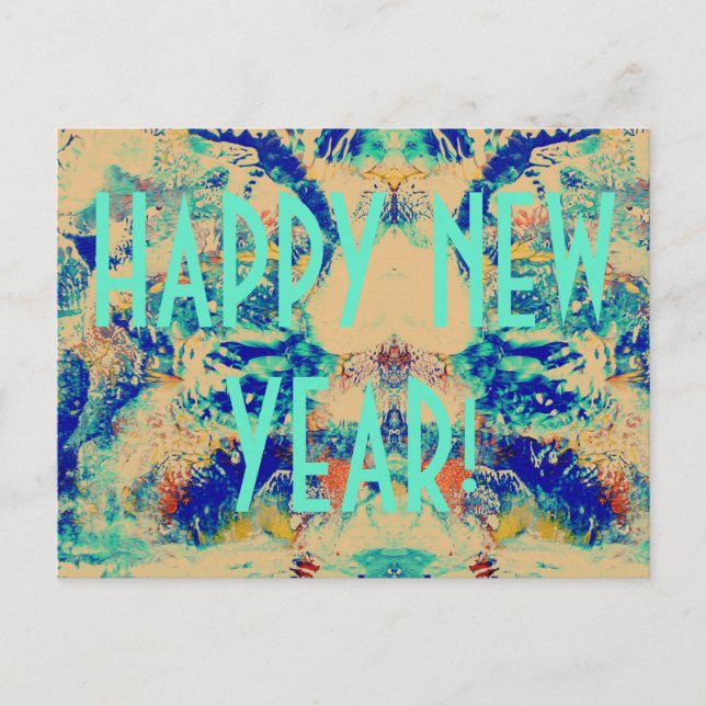 HAPPY NEW YEAR! POSTCARD (Front)