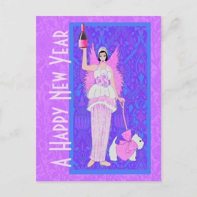 Happy New Year  Postcard (Front)