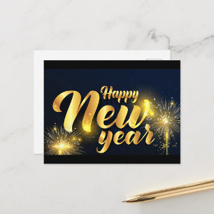 Happy New Year Postcard