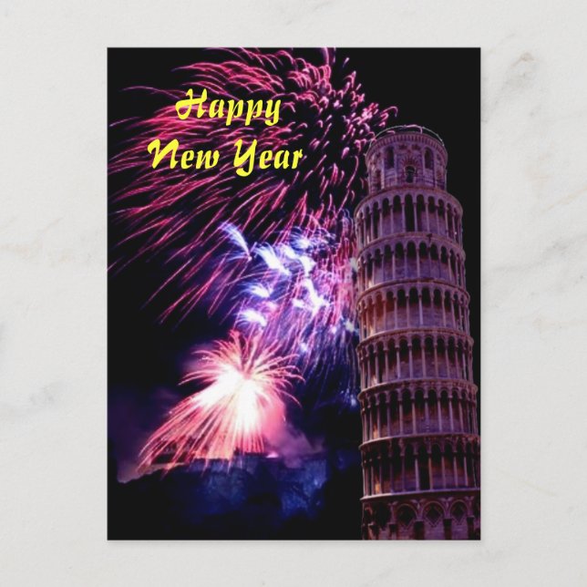 Happy New Year Postcard (Front)