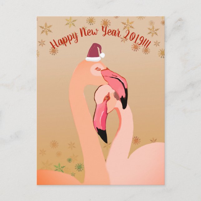 Happy New Year  Postcard (Front)