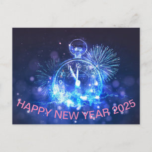 Happy New Year postcard gift 2025