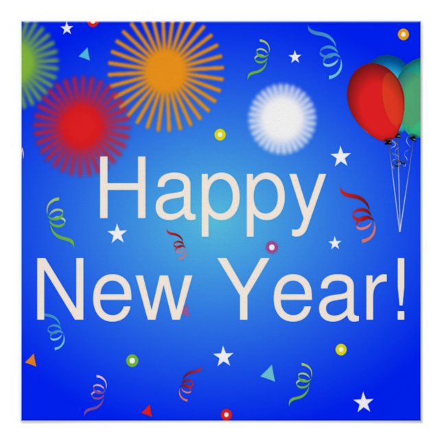 HAPPY NEW YEAR POSTER (Front)