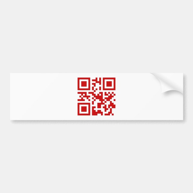 Happy New Year! -- QR Code Bumper Sticker (Front)