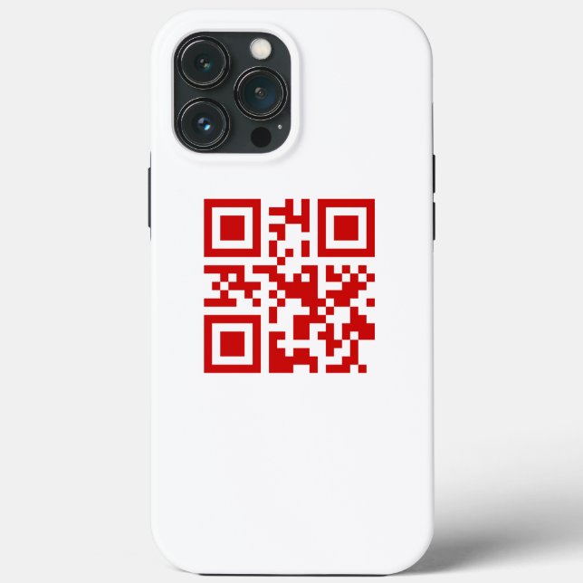 Happy New Year! -- QR Code Case-Mate iPhone Case (Back)