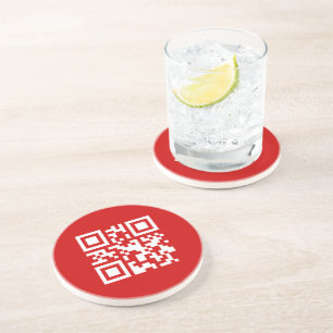 Happy New Year! -- QR Code Coaster