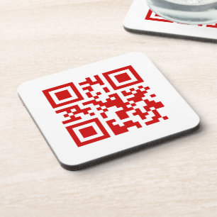 Happy New Year! -- QR Code Coaster