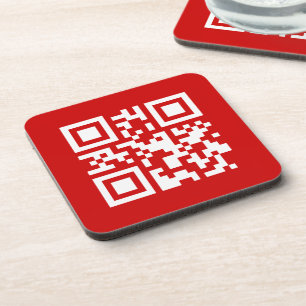 Happy New Year! -- QR Code Coaster