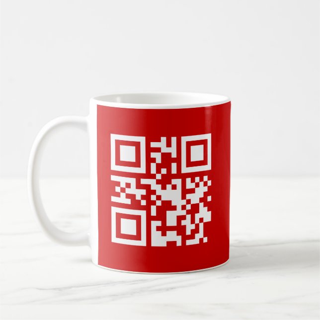 Happy New Year! -- QR Code Coffee Mug (Left)
