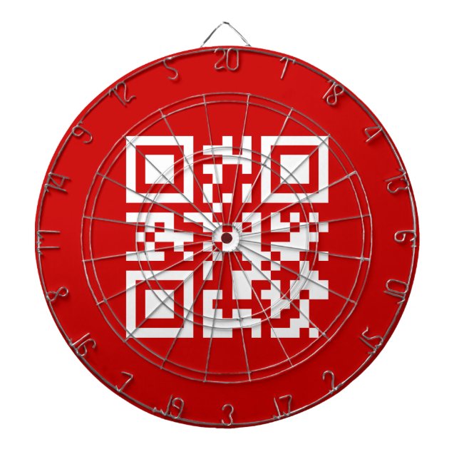 Happy New Year! -- QR Code Dartboard (Front)