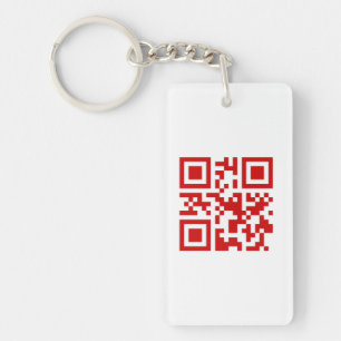 Happy New Year! -- QR Code Key Ring