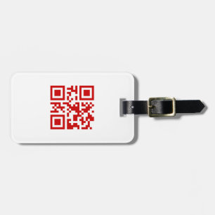 Happy New Year! -- QR Code Luggage Tag