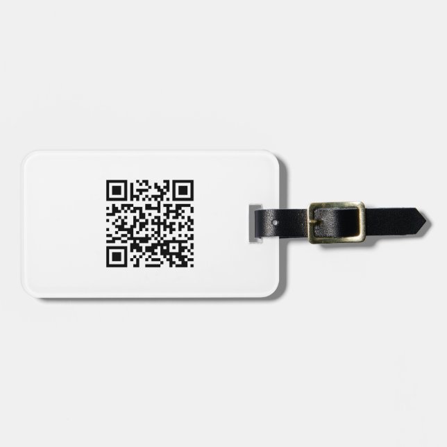 Happy New Year! -- QR Code Luggage Tag (Front Horizontal)