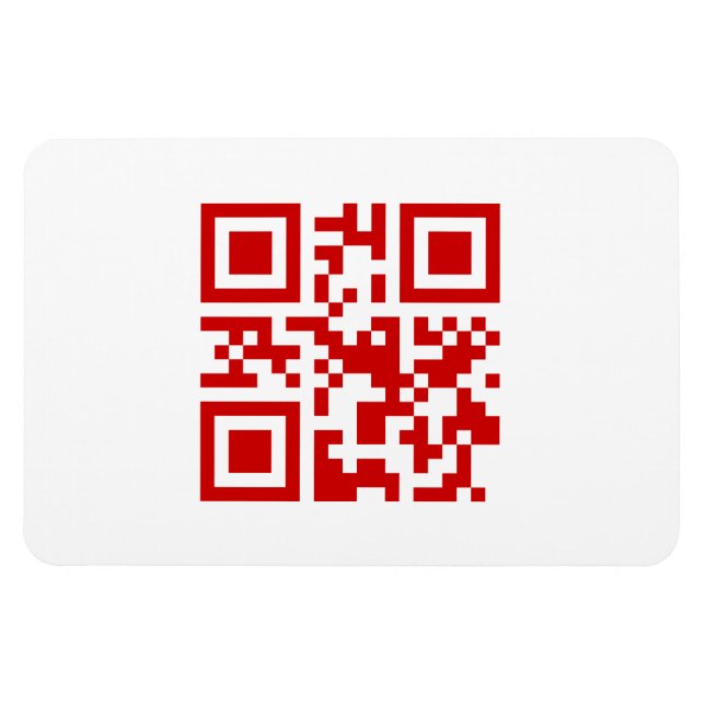 Happy New Year! -- QR Code Magnet (Horizontal)