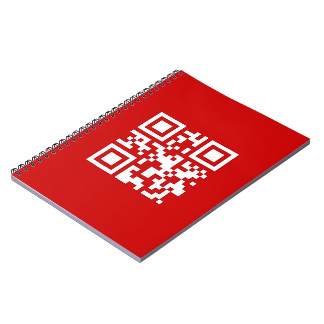 Happy New Year! -- QR Code Notebook (Left Side)