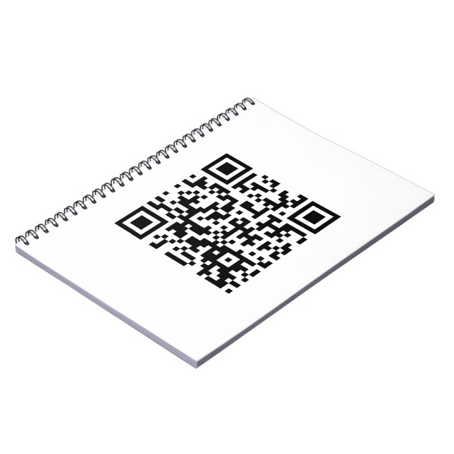 Happy New Year! -- QR Code Notebook (Left Side)