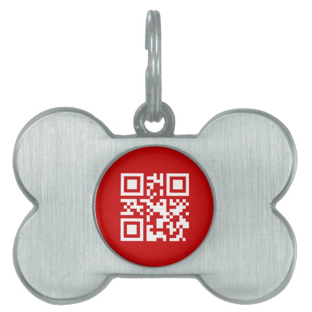 Happy New Year! -- QR Code Pet Tag (Front)