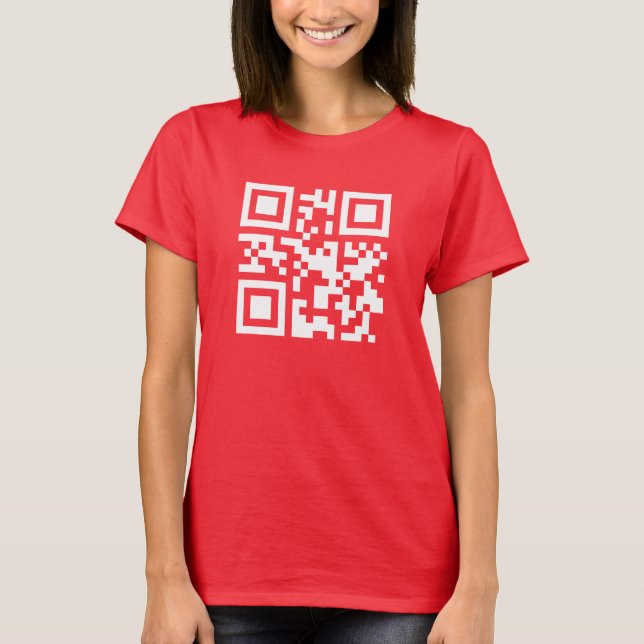 Happy New Year! -- QR Code T-Shirt (Front)