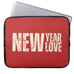 Happy New Year Quote New Year New Love Laptop Sleeve