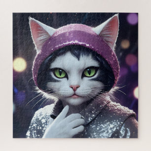 Happy New Year’s party - Cat in Disguise Jigsaw Puzzle