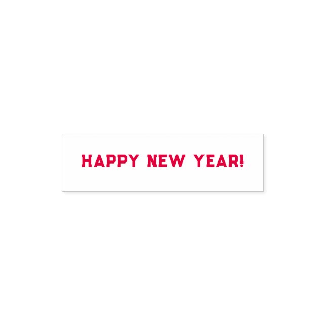 Happy New Year Self-inking Stamp (Design)