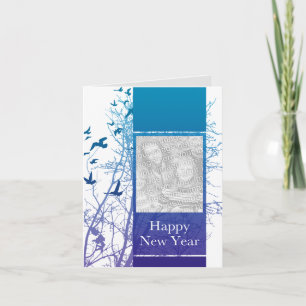 happy new year (sihouscreen) holiday card