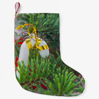 Happy New Year Small Christmas Stocking