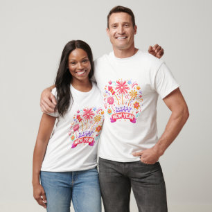 Happy New Year Sparkles T-Shirt