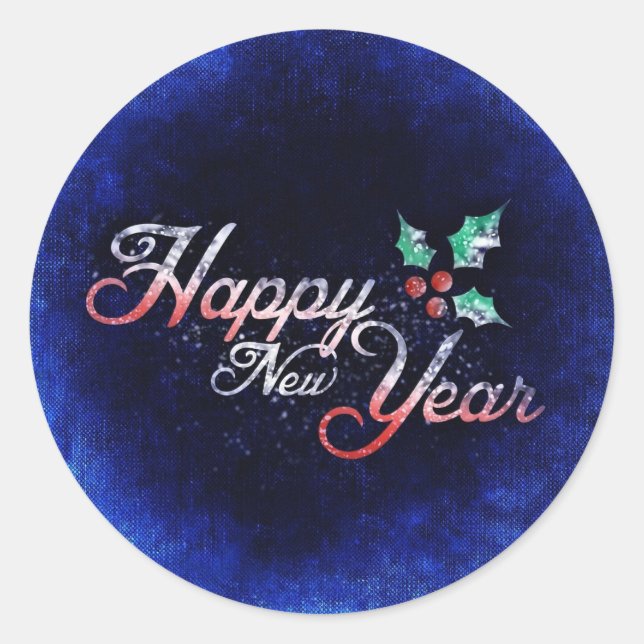 Happy New Year Sticker (Front)