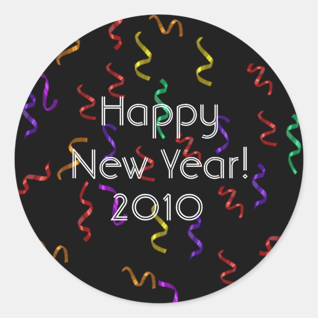 Happy New Year Stickers (Front)