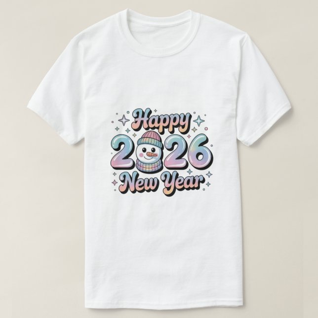 Happy New year  T-Shirt (Design Front)