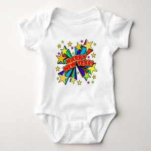 Happy New Year T-shirts, Beer Steins, Party Baby Bodysuit
