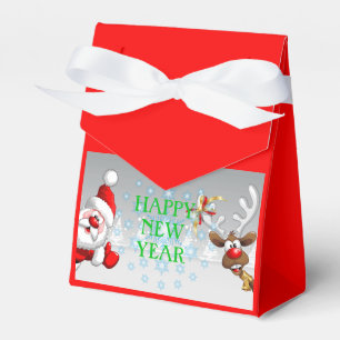 Happy New Year Tent Favour Box