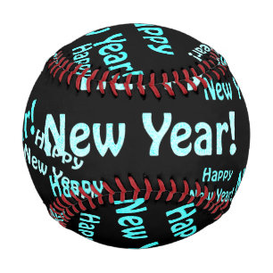 happy new year text baseball